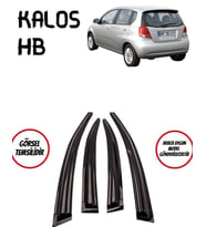 Chevrolet Kalos Hb Cam Rüzgarlığı 4lü Parlak Siyah