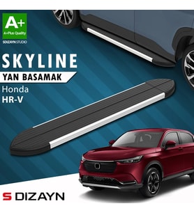 S-Dizayn Honda HR-V 3 Skyline Aluminyum Yan Basamak 173 Cm 2021 Üzeri A+ Kalite