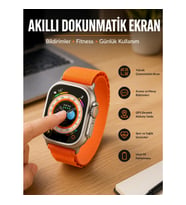 Mey İthalat® Akıllı Saat Uyku ve Spor Takibi Yeni Nesil Bluetooth Bağlantılı Amoled Ekran