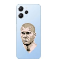 Xiaomi Redmi 12 Uyumlu Uyumlu Zinedine Zidane Tasarımlı Şeffaf Telefon Kılıfı