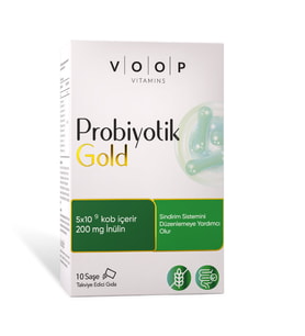 Probiyotik Mikroorganizma İçeren 10'lu Saşe Takviye Edici Gıda