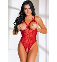 Kırmızı Fantazi Bodysuit