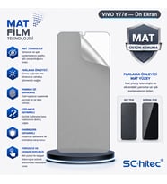 SChitec VIVO Y77e Uyumlu Ön Yüzey Mat Hidrojel Ekran Koruyucu