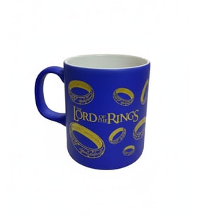 Lord of the Rings Yüzüklü Seramik Çay Kahve Kupası Mavi