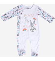 HEDİYELİK Looney Tunes Lisanslı Bebek Patikli Tulum 18511