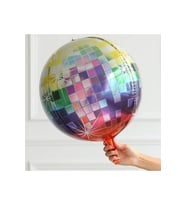 Disko Topu Folyo Balon Rainbow 60 Cm