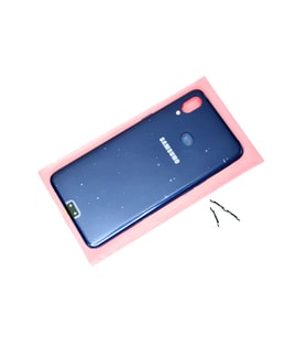 Samsung Galaxy A10S A 107 Kasa Arka Pil Batarya Kapağı MAVİ