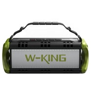 W-KING D8-1 Bluetooth Hoparlör, 90W Ultra Bass Boombox, 40 Saat Çalma Süresi, IPX6 Suya Dayanıklı, Kablosuz Stereo TWS, Powerbank/TF/Aux/Bluetooth5.0/NFC, Ses Bombası
