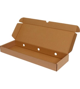 Tek Oluklu Vazo, Gıda Kabı Kolisi 17,5x17,5x24,5 Cm Esmer C Dalga 50 Adet