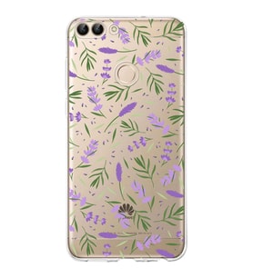 PrintiFy Huawei P Smart 2018 ile Uyumlu 1mm Slim Fit Water Color 3 Baskılı Şeffaf  Kılıf