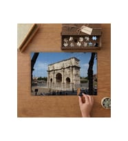 Konstantin Zafer Kemeri Roma Tasarımı 240 parça Ahşap Puzzle Ahşap Kutuda MP05130