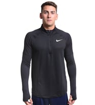 Nike Dri-Fit Element Running Yarım Fermuar Siyah Erkek Antreman Üstü
