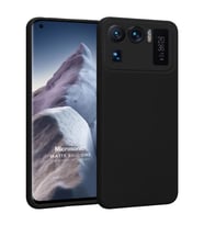 Microsonic Matte Silicone Xiaomi Mi 11 Ultra Kılıf Siyah
