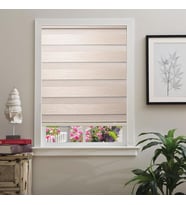 Hazır Hasır Bambu Zebra Stor Perde Kum Beji 140x200cm