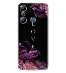 Infınix Hot 20i Kılıf Silikon Desen Özel Seri Love Flow 1664