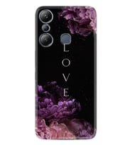 Infınix Hot 20i Kılıf Silikon Desen Özel Seri Love Flow 1664
