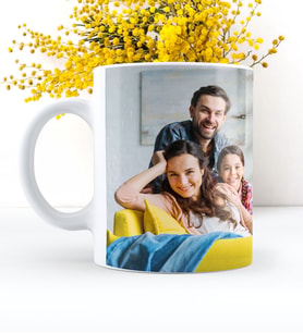 BK Gift Kişiye Özel Fotoğraflı Beyaz Kupa Bardak-1, Babaya Hediye, Arkadaşa Hediye