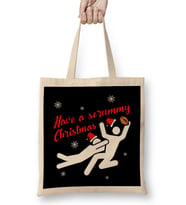 Rugby Have A Scrummy Christmas Bez Çanta Uzun Saplı