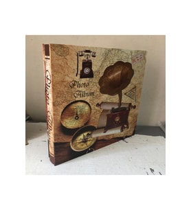 Rabsev Rs20 Fotoğraf Albümü 10x15cm 600 Lük Gramafon Desenli Kutusuz Yatay Dikey Modeli