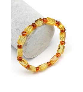 Damla Kehribar Bileklik – 6 × 12 mm  6,8 gr  18 cm
