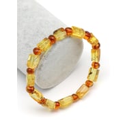 Damla Kehribar Bileklik – 6 × 12 mm  6,8 gr  18 cm