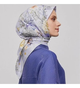 Armine E25YA9347D02 82 Dj Saf İpek Eşarp 9347D (T)