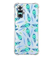 PrintiFy Xiaomi Redmi Note 10 Pro Uyumlu Nazar Boncuğu 3 Baskılı Şeffaf Köşe Korumalı Antişok Kılıf