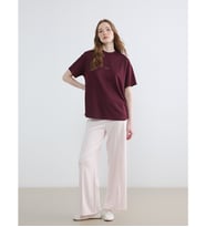 LCW Modest Pembe Beli Lastikli Soft Touch Kadın Eşofman Altı