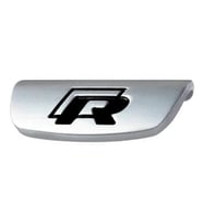 Space Premium R direksiyon logosu R logo nikel-siyah renk