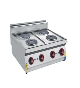 CSA Karacasan 80 cm 700 Seri Set Üstü Dört Gözlü Elektrikli Ocak