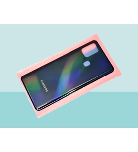 Tkgz - Samsung Galaxy A31 A315 Arka Kapak Batarya Kapağı - SİYAH