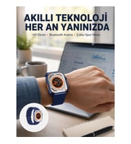 Mey İthalat® Ultra Akıllı Saat 420x480 IPS Ekran Kalp Atış Yeni Nesil