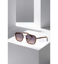 Polo Air UV400 Korumalı Leopar Desen Antrasit Detaylı Erkek Güneş Gözlüğü PLG-2119C4