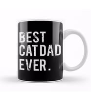 Best Cat Dad Ever,cat Daddy Gift Funny Cat Husband Fathers Day Gift Kupa Bardak Porselen