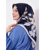 Levidor Trend Twill Eşarp LDT281 (Lacivert)