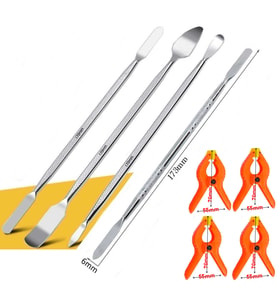 Çok Amaçlı Bilgisayar Tv Notebook Laptop Tablet Telefon Yardımcı Sökme Açma Aparatı Metal Çubuk Pena Ve Yaylı Kıskaç Kiti ST25
