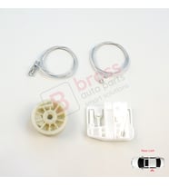 Renault Megane MK2 2002-2008 4/5 Kapı 8200028070 İçin Arka Sol Kapı Cam Kriko Tamir Seti