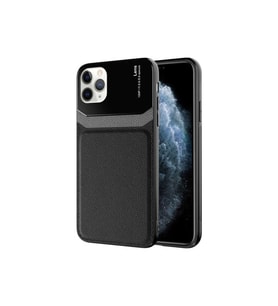 Apple iPhone 11 Pro Max Uyumlu Kılıf Zore Emiks Kapak (Siyah)