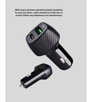 Aux Bluetooth Adaptör Ve 38w Hızlı Araç Şarj Cihazı Seti