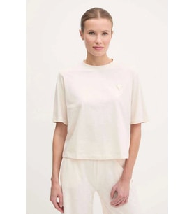 Guess Colette Kadın Krem Aktif Boxy Fit T-Shirt V4BI21I3Z14-G6K5