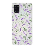 PrintiFy Samsung Galaxy A31 ile Uyumlu 1mm Slim Fit Water Color 3 Baskılı Şeffaf  Kılıf