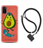 Samsung M21 M22 M23 M30 M31S M32 Kılıf Boyun Askılı Silikon Avokado Skate 1741