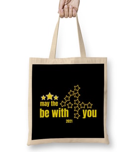 Star Wars May the 4th be with you Bez Çanta Uzun Saplı