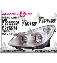 Esse Otomotiv Corsa D 07-14 Krom Sağ Far - DPO-442-1152R-LDEM1 - 1216188