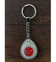 Telkari Model Ayyıldız Tasarım Anahtarlık