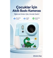 Dijital Fotoğraf Makinesi Çocuk Termal Resim Kağıt Baskılı Yazıcı Kamera Vi