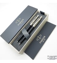 Parker Jotter Original Siyah Tükenmez Kalem + 0.5 Versatil (uçlu) Kalem Set  İsme Özel Kalem  Hediyelik Kalem