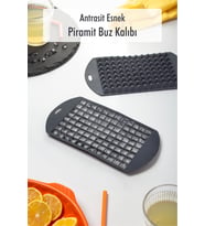 Antrasit Piramit Buz Kalıbı(13*24*2 cm)