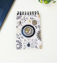 17x12Cm Sketch Book - Eskiz Defteri - Siyah Sayfa - 120 Gr - 64 Yaprak