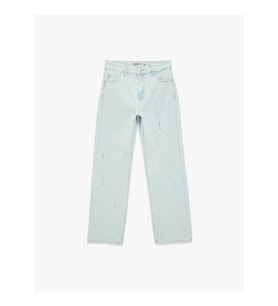 Koton 26YY59000164 Açık Mavi Kadın Jean Pantolon 6SAL40011MD